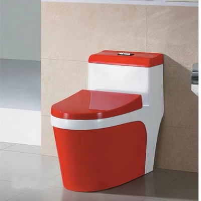 Санитарный современный туалет красное зеленое голубое Colore 3L 6L Siphonic цельный