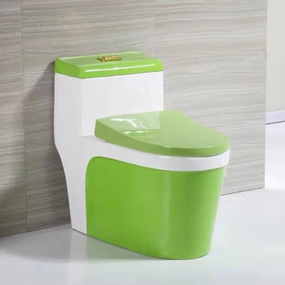 Санитарный современный туалет красное зеленое голубое Colore 3L 6L Siphonic цельный