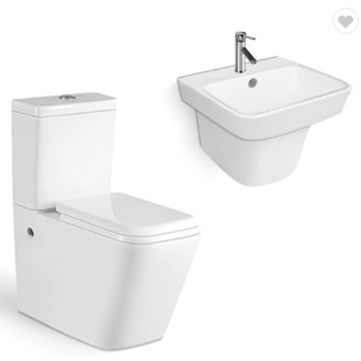 Яма смешивания размечая туалет WC 180mm двухкусочный и повешенный стеной набор таза