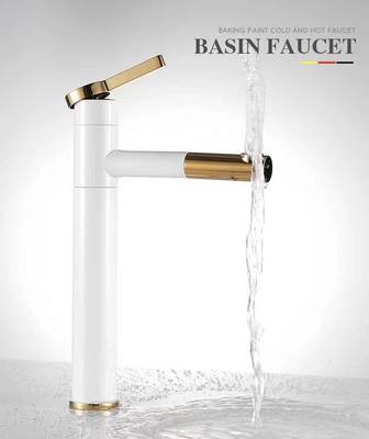 Одиночная ручка почистила латунный санитарный Faucet щеткой изделий для таза Bathroom