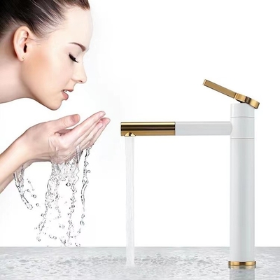 Одиночная ручка почистила латунный санитарный Faucet щеткой изделий для таза Bathroom