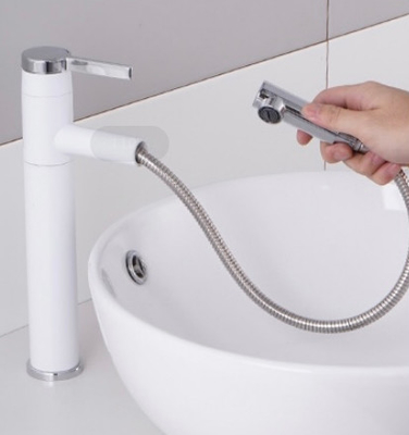 Одиночная ручка почистила латунный санитарный Faucet щеткой изделий для таза Bathroom