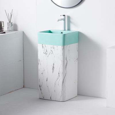 Раковина Bathroom постамента таза мытья чистки собственной личности прямоугольная керамическая