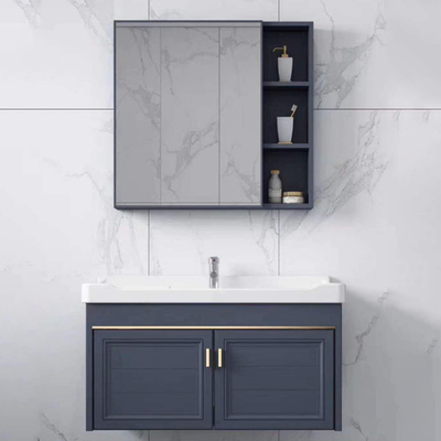 Темно-синей дружелюбное тщеты Bathroom 80cm установленное стеной экологическое