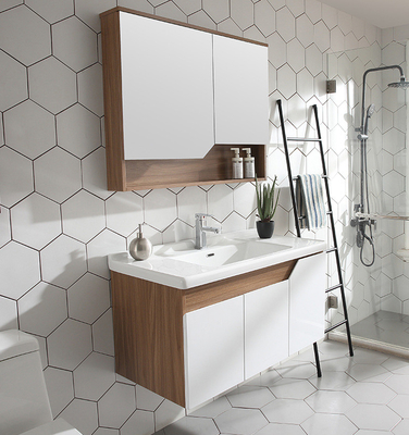 Шкаф Bathroom анти- корозии твердый деревянный с тазом мытья зеркала