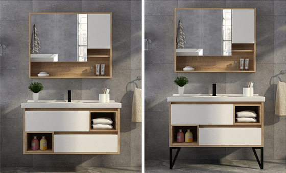 Раковина шкафа Bathroom высокой пластичности свободная стоя отраженная одиночная
