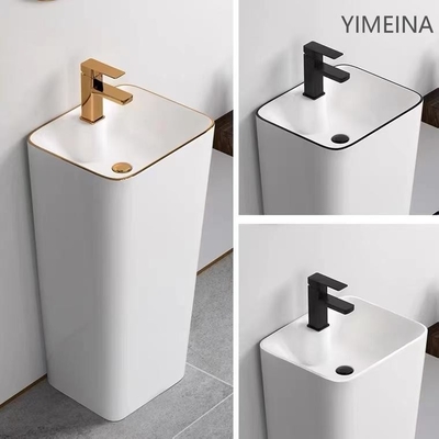 Дизайн белого золота санитарной раковины таза изделий 9L Freestanding современный