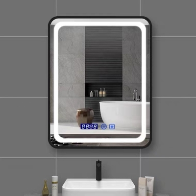 Стена СИД изготовленного на заказ прямоугольного Frameless зеркала Bathroom умная подсвеченная